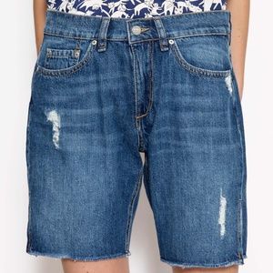 Anthro Reiko Bermuda Cut off Distressed Shorts